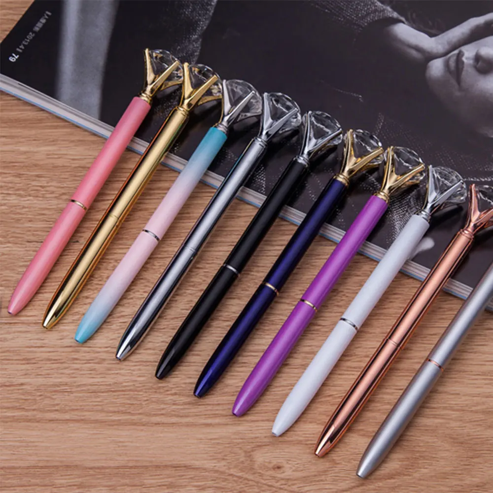 10PCS Crystal Diamond Pen Bling Bling Metal Ballpoint Pen for School Office 10 Different Colors,ink Black
10PCS Crystal Diamond Pen Bling Bling Metal Ballpoint Pen for School Office 10 Different Colors,ink Black