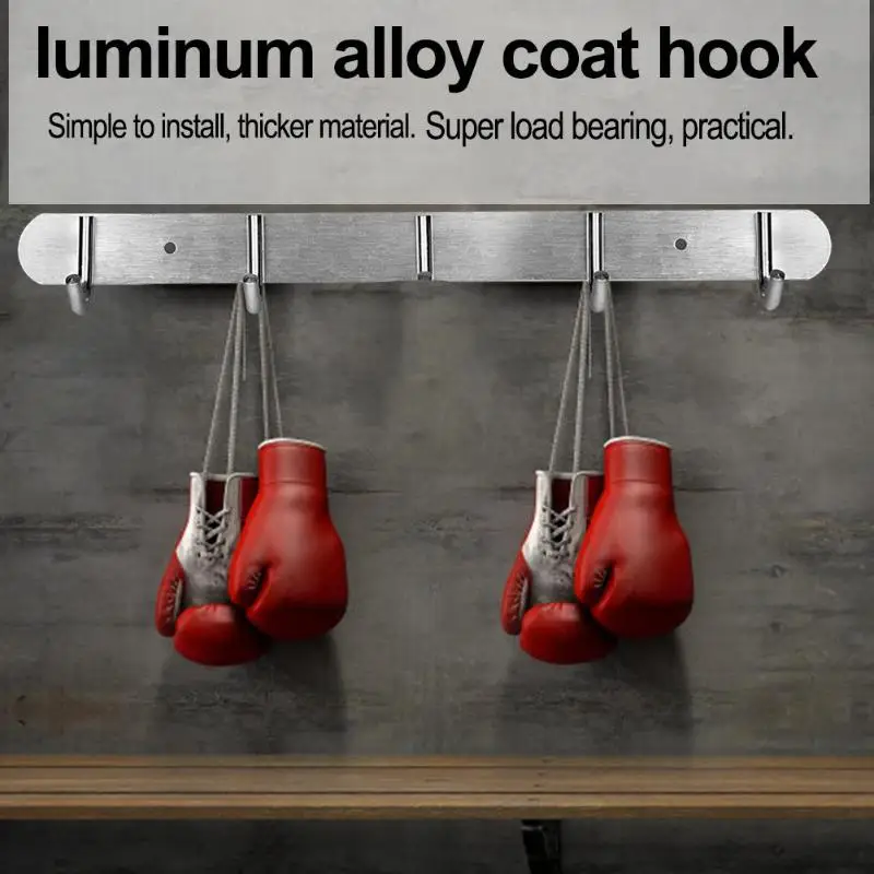 5/6/7 Robe Hooks Aluminum Alloy Wall Mounted Hooks Holes Bedroom Bathroom Wardrobe Coats Clothes Towel Hat Row Hooks Hanger Rack
5/6/7 Robe Hooks Aluminum Alloy Wall Mounted Hooks Holes Bedroom Bathroom Wardrobe Coats Clothes Towel Hat Row Hooks Hanger Rack