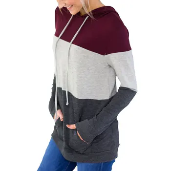 Spring Hooded Sweatshirt Female Tops Autumn Hoodies Sweatshirt Women Patchwork Warm Pocket Sweatshirts For Women Pullovers 40
Spring Hooded Sweatshirt Female Tops Autumn Hoodies Sweatshirt Women Patchwork Warm Pocket Sweatshirts For Women Pullovers 40