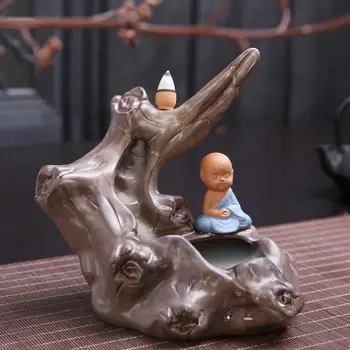 The Little Monk Backflow Incense Burner Smoke Waterfall Incense Holder Ceramic Aromatherapy Furnace Mountain River Handicrafts
The Little Monk Backflow Incense Burner Smoke Waterfall Incense Holder Ceramic Aromatherapy Furnace Mountain River Handicrafts