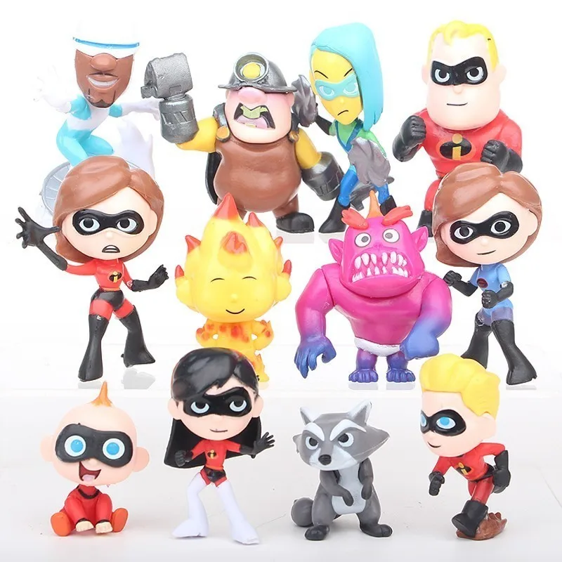 12Pcs/Set 6Pcs/Set The Incredibles 2 Model Action Figures Miniatures Figurines Collectible Dolls Kids Toys For Children 4-11CM
12Pcs/Set 6Pcs/Set The Incredibles 2 Model Action Figures Miniatures Figurines Collectible Dolls Kids Toys For Children 4-11CM