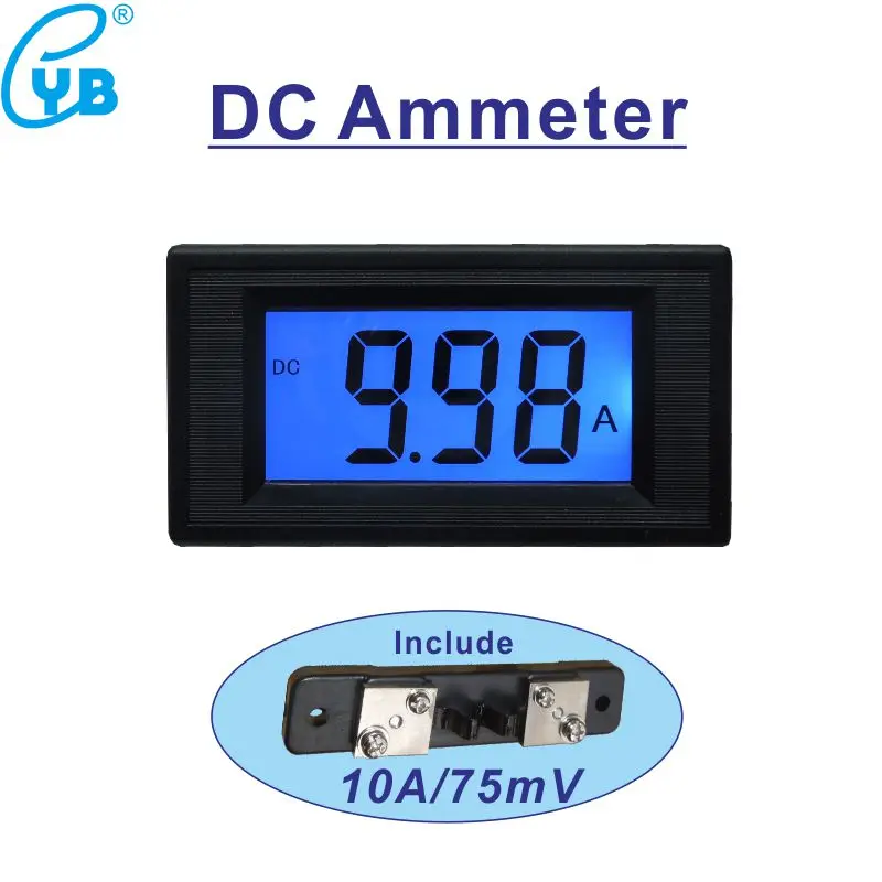 DC 10A/75mV Shunt Resistor Amp Panel Meter Ammeter Shunted Expanding Current Tester Ampere 10A Monitor | Инструменты