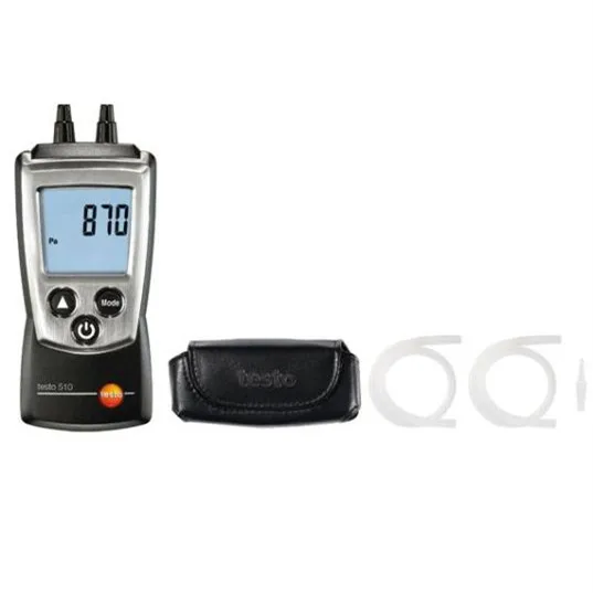 Range 0 to 100 hPa Testo510 Temperature Compensation Manometer Testo 510 Digital Auto-Ranging Differiental Pressure Meter
Range 0 to 100 hPa Testo510 Temperature Compensation Manometer Testo 510 Digital Auto-Ranging Differiental Pressure Meter