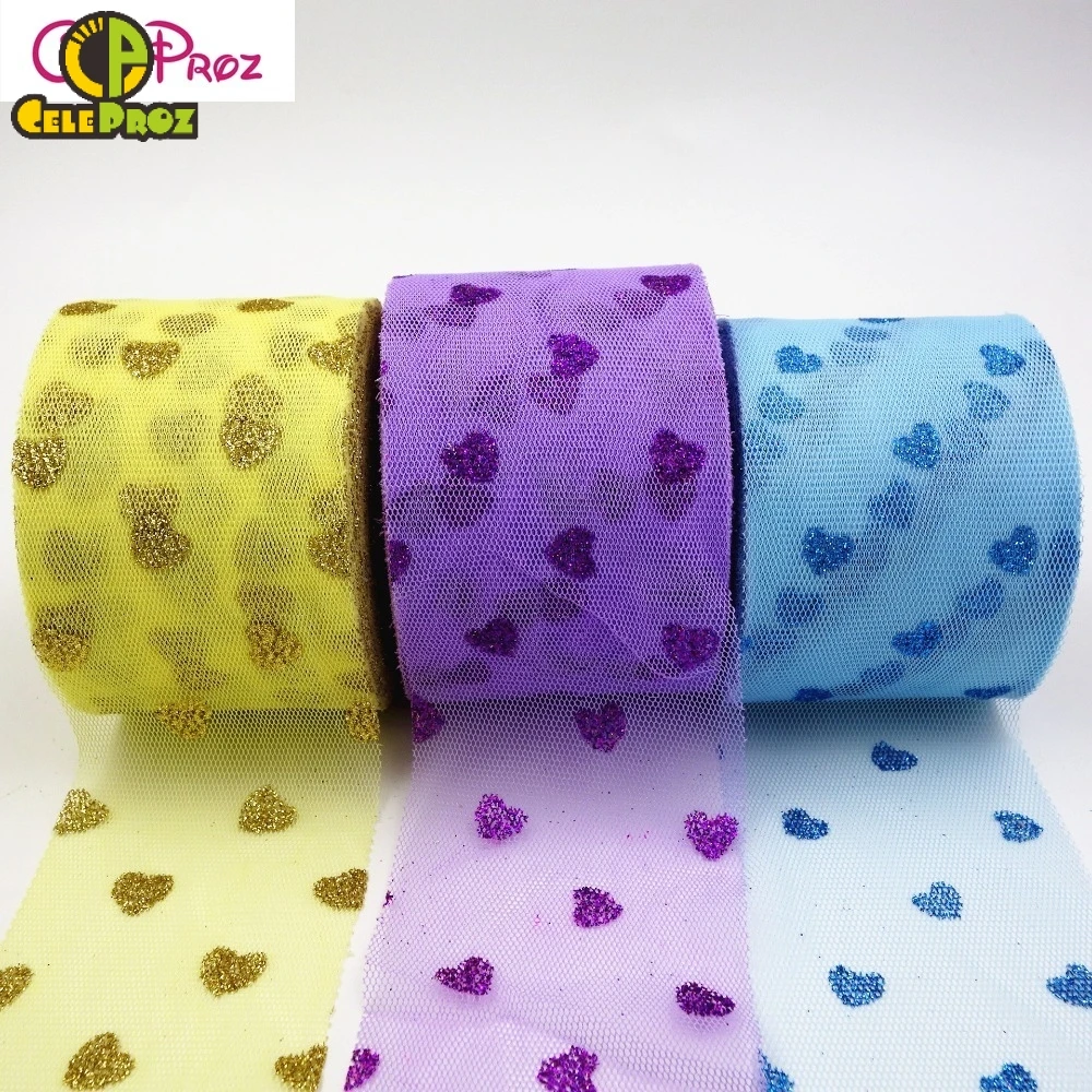 (25Yards/Lot) 6cm Sparkly Glitter Heart Tulle Mesh Roll Spool Tutu Bow Pom Squine Tulle DIY Wedding Birthday Decoration
(25Yards/Lot) 6cm Sparkly Glitter Heart Tulle Mesh Roll Spool Tutu Bow Pom Squine Tulle DIY Wedding Birthday Decoration