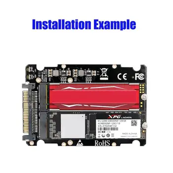 M.2 NVME SSD Key M Key B SSD to U.2 SFF-8639 Adapter Card Converter for PC Desktop Computers
M.2 NVME SSD Key M Key B SSD to U.2 SFF-8639 Adapter Card Converter for PC Desktop Computers
