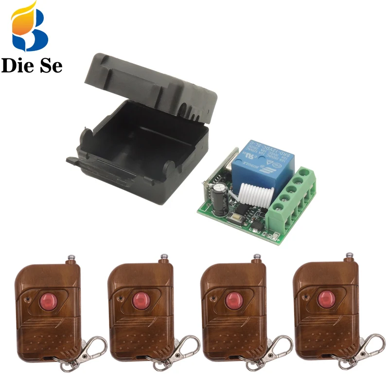 433 MHz Universal Remote Control DC12V 1CH rf Relay Receiver and Transmitter 1527 learning code Control for Wireless opener
433 MHz Universal Remote Control DC12V 1CH rf Relay Receiver and Transmitter 1527 learning code Control for Wireless opener