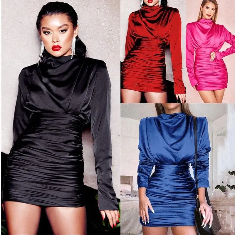 Fashion Women Casual Ruffled Long Sleeve Dresses Bandage Bodycon Evening Club Sexy Mini Dress Women Clothes
Fashion Women Casual Ruffled Long Sleeve Dresses Bandage Bodycon Evening Club Sexy Mini Dress Women Clothes