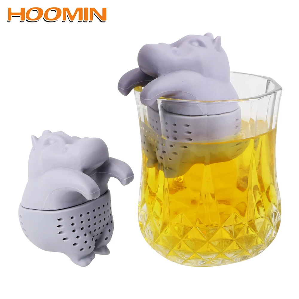 HOOMIN Tea Strainer Filter Creative Cute Hippo Shape Silicone Tea Infuser Reusable Empty Tea Bags Kitchen Supplies Teaware
HOOMIN Tea Strainer Filter Creative Cute Hippo Shape Silicone Tea Infuser Reusable Empty Tea Bags Kitchen Supplies Teaware