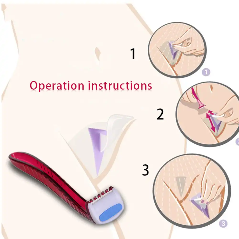 Professional Bikini Triangle Trimmer Shaver Unisex Privates Pubic