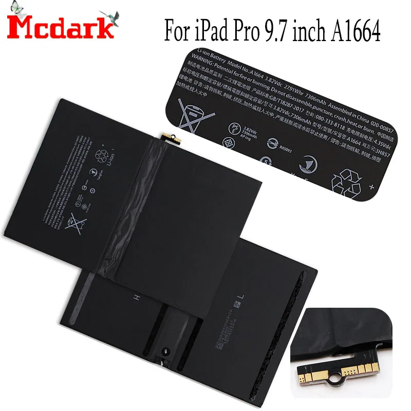 Аккумулятор для планшета Mcdark iPad Pro 9 7 дюйма A1664 сменный аккумулятор большой
