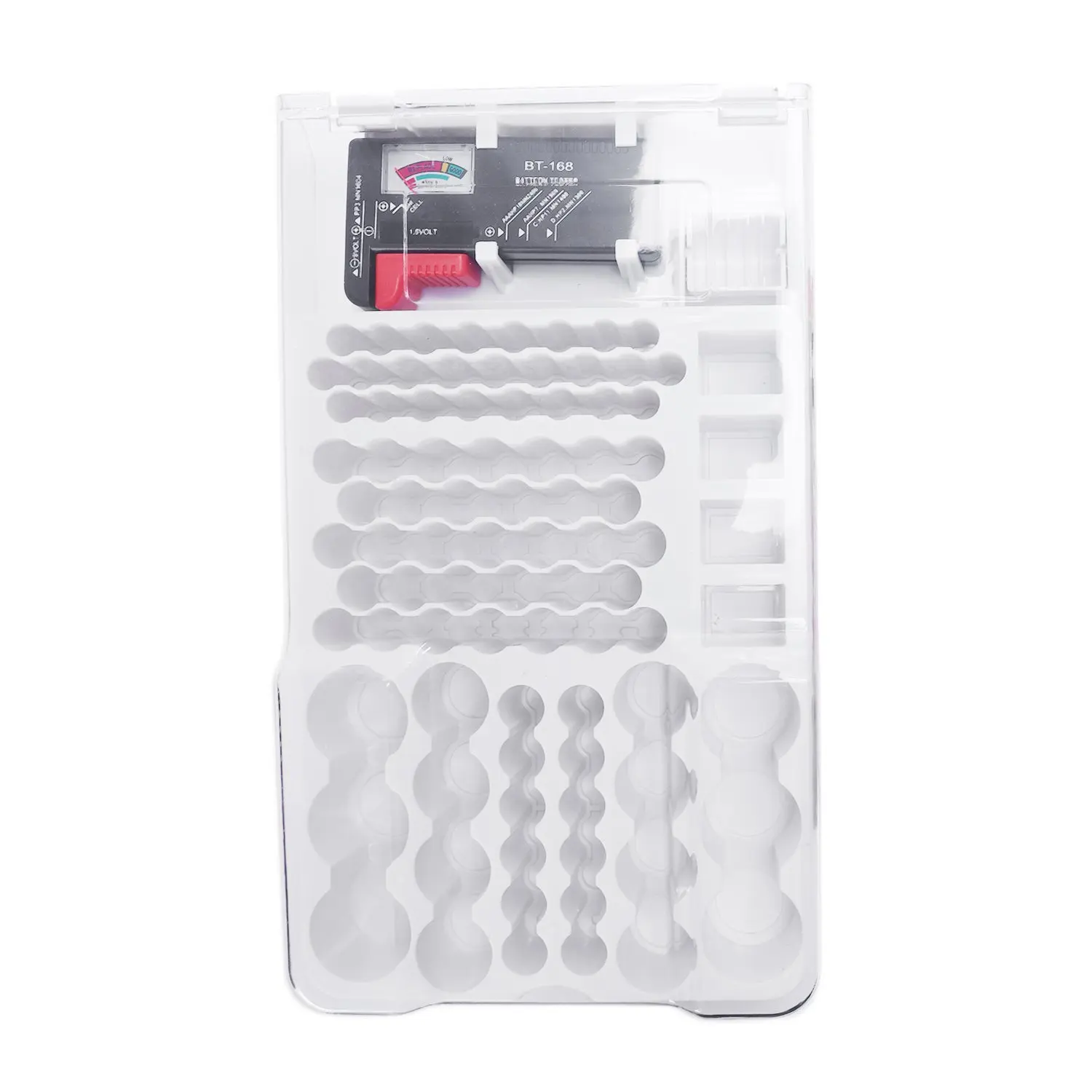 Battery Storage Organizer Holder With Tester - Battery Caddy Rack Case Box Holders Including Battery Checker For Aaa Aa C
Battery Storage Organizer Holder With Tester - Battery Caddy Rack Case Box Holders Including Battery Checker For Aaa Aa C