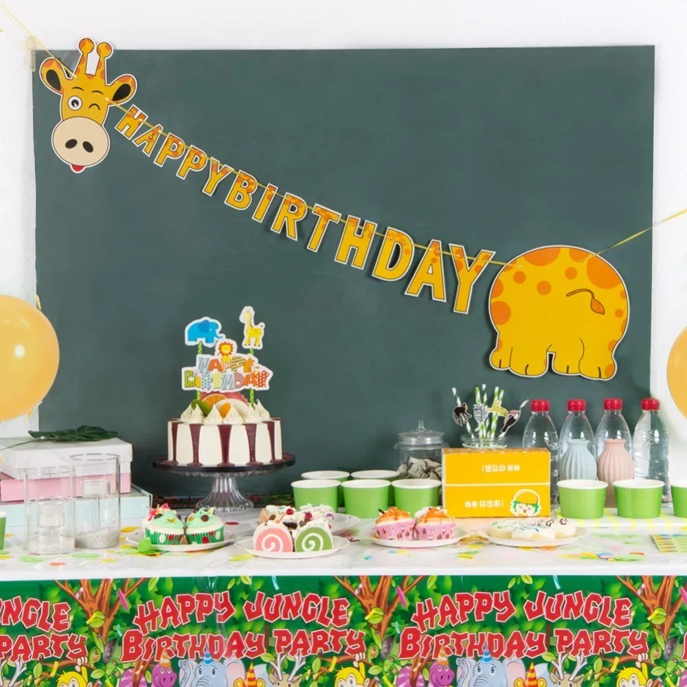 Happy Birthday Party Decorations Kids Jungle Party Animal Decorations Original Happy Birthday Banner For First Birthday Decor
Happy Birthday Party Decorations Kids Jungle Party Animal Decorations Original Happy Birthday Banner For First Birthday Decor