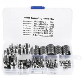 50pcs Stainless Steel Self Tapping Thread Inserts Set Thread Reinforce Repair Tools Fastener Hardware Wholesale
50pcs Stainless Steel Self Tapping Thread Inserts Set Thread Reinforce Repair Tools Fastener Hardware Wholesale