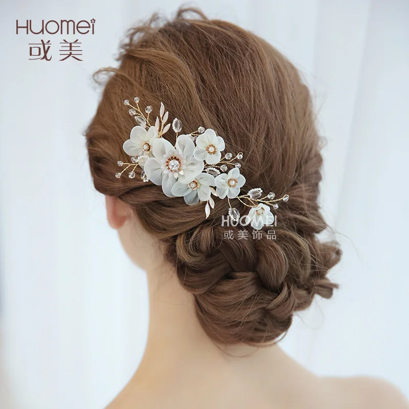 Charming Bride Beautiful Headwear Handmade Flower 2018 Wedding Dress Hair Comb Bride Photograph Ornaments Hot Sell Hairpin S899
Charming Bride Beautiful Headwear Handmade Flower 2018 Wedding Dress Hair Comb Bride Photograph Ornaments Hot Sell Hairpin S899