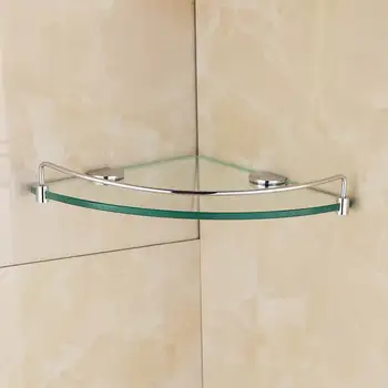 8mm Bathroom Glass Bath Shower Triangular Shelf Holder Organizer Single Layer Modern Style Glass Bathroom Shelves 24*24*5cm
8mm Bathroom Glass Bath Shower Triangular Shelf Holder Organizer Single Layer Modern Style Glass Bathroom Shelves 24*24*5cm