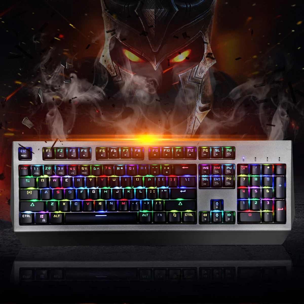 CK99 RGB Backlight Wired Mechanical Glowing French language Gaming Keyboard Multimedia Ergonomic Game keyboards for PC Gamer
CK99 RGB Backlight Wired Mechanical Glowing French language Gaming Keyboard Multimedia Ergonomic Game keyboards for PC Gamer