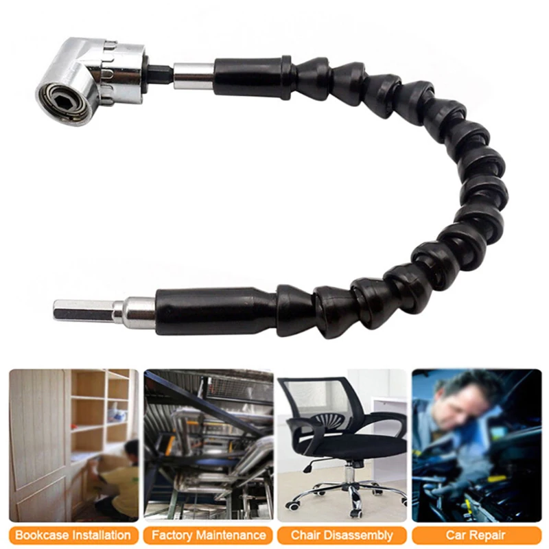 1/4" Right Angle Drill & Flexible Extension Bit Kit for Low Powered Screwdrivers
1/4" Right Angle Drill & Flexible Extension Bit Kit for Low Powered Screwdrivers