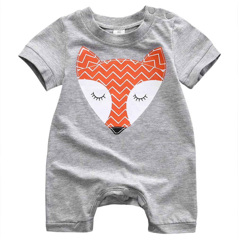 Newborn Toddler Baby Boys Girls Short Sleeve Casual Cute Fox Romper Jumpsuit Sunsuit Playsuit Outfits 0-24M
Newborn Toddler Baby Boys Girls Short Sleeve Casual Cute Fox Romper Jumpsuit Sunsuit Playsuit Outfits 0-24M
