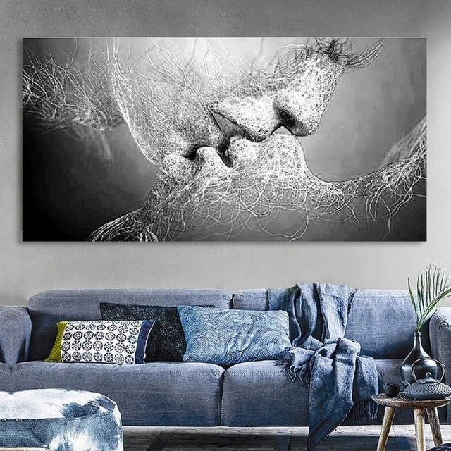 2018 Gray white line Love Kiss Canvas Painting Abstract Print Poster Pictures Home Bedroom Living Room Decoration Wall Art
2018 Gray white line Love Kiss Canvas Painting Abstract Print Poster Pictures Home Bedroom Living Room Decoration Wall Art