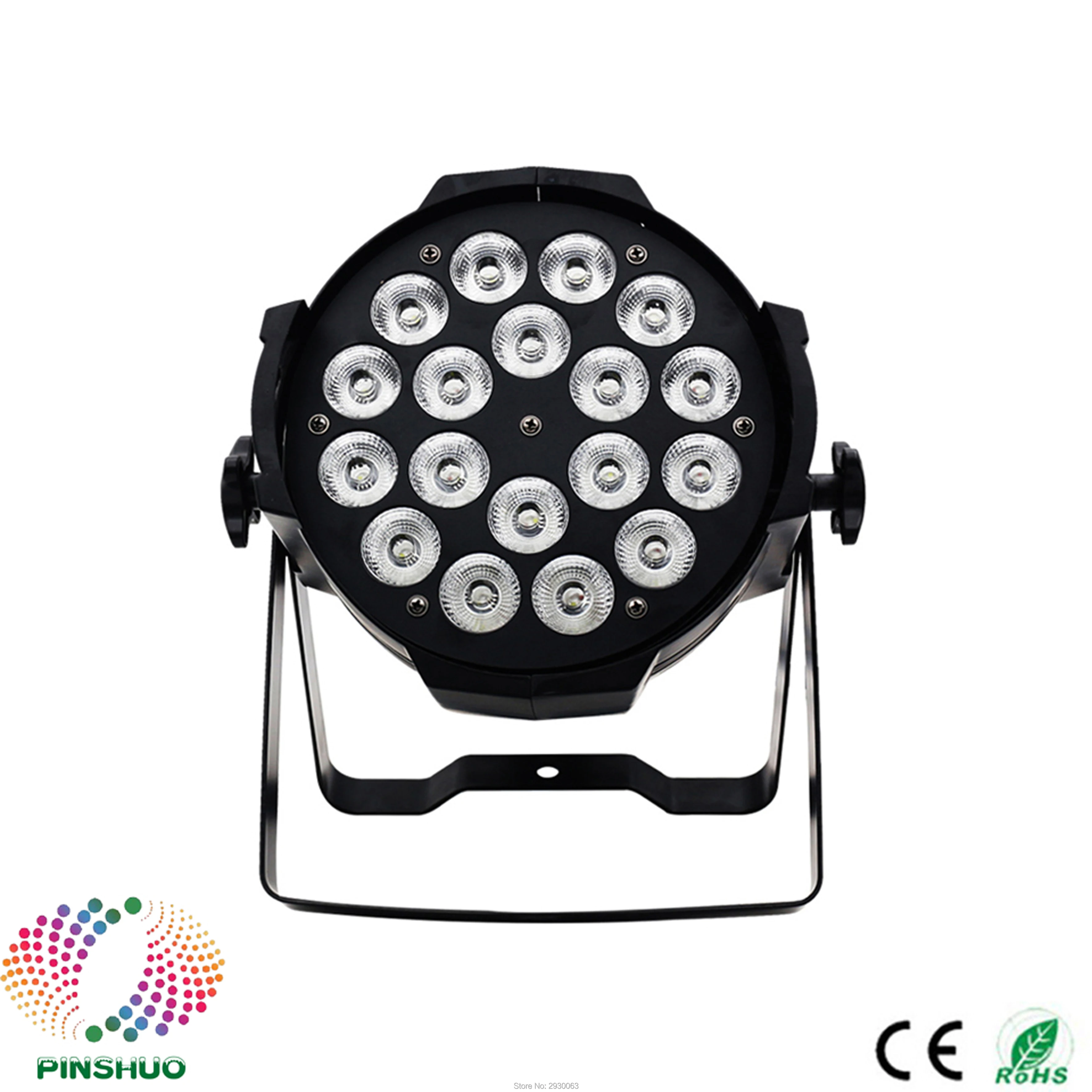 (4 шт./лот) гарантия 3 года 18 Вт DMX512 светодиодный сценический свет DMX RGB прожектор