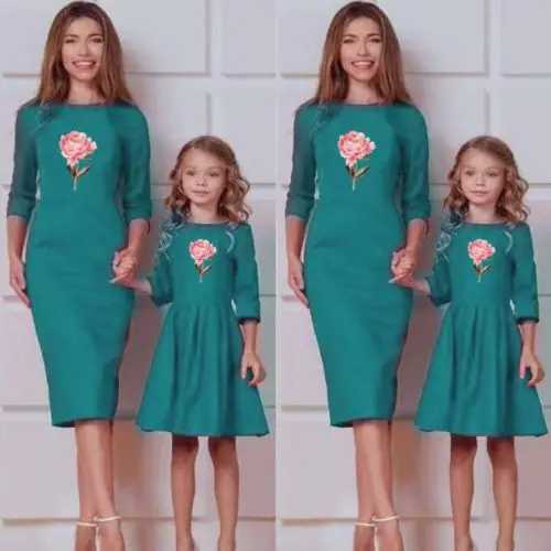 Fasion Family Clothes Mother and Daughter Clothes Flower Dress Family Matching Outfits Baby Girl Long Sleeve Dress
Fasion Family Clothes Mother and Daughter Clothes Flower Dress Family Matching Outfits Baby Girl Long Sleeve Dress