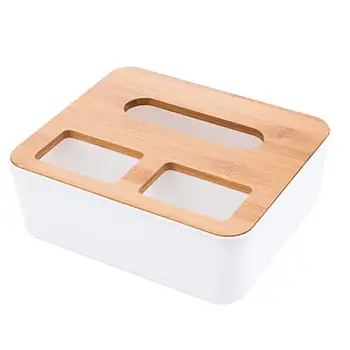 1pc Tissue Storage Box Bamboo Wood Simple Multifunctional Container Holder Box Case Dispenser for Hotel Napkin Storage
1pc Tissue Storage Box Bamboo Wood Simple Multifunctional Container Holder Box Case Dispenser for Hotel Napkin Storage