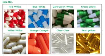 00# 500pcs!All kinds of Colored Capsules Size 00,Hard Gelatin Empty Capsule Size 00! (joined or seperated capsules available!)
00# 500pcs!All kinds of Colored Capsules Size 00,Hard Gelatin Empty Capsule Size 00! (joined or seperated capsules available!)