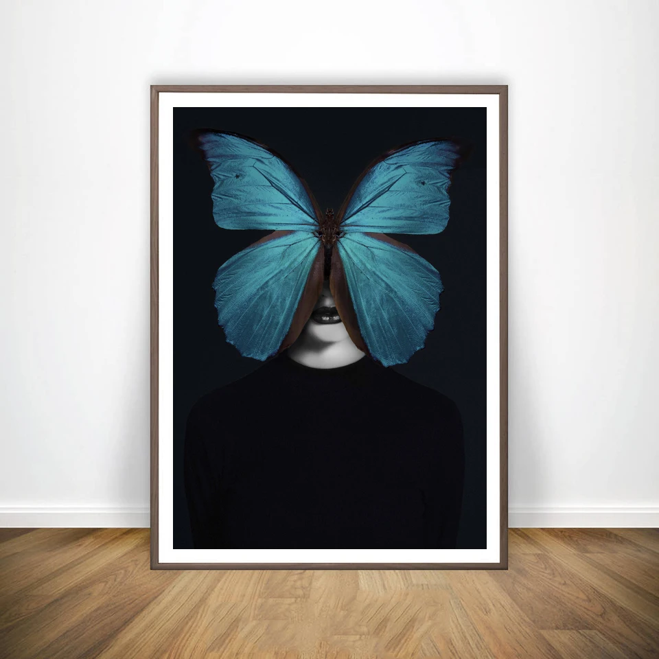 Surreal Print Awakening Butterfly Girl Abstract Painting Canvas Poster Fashion Nordic Decoration Wall Pictures for Living Room
Surreal Print Awakening Butterfly Girl Abstract Painting Canvas Poster Fashion Nordic Decoration Wall Pictures for Living Room
