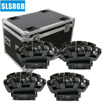 4PCS/LOT with flightcase Night Club Lighting LED 6 Heads RGBW Multi Color Led Beam 4-in-1 6pcs 10W LED Stage Light Six Shooter
4PCS/LOT with flightcase Night Club Lighting LED 6 Heads RGBW Multi Color Led Beam 4-in-1 6pcs 10W LED Stage Light Six Shooter