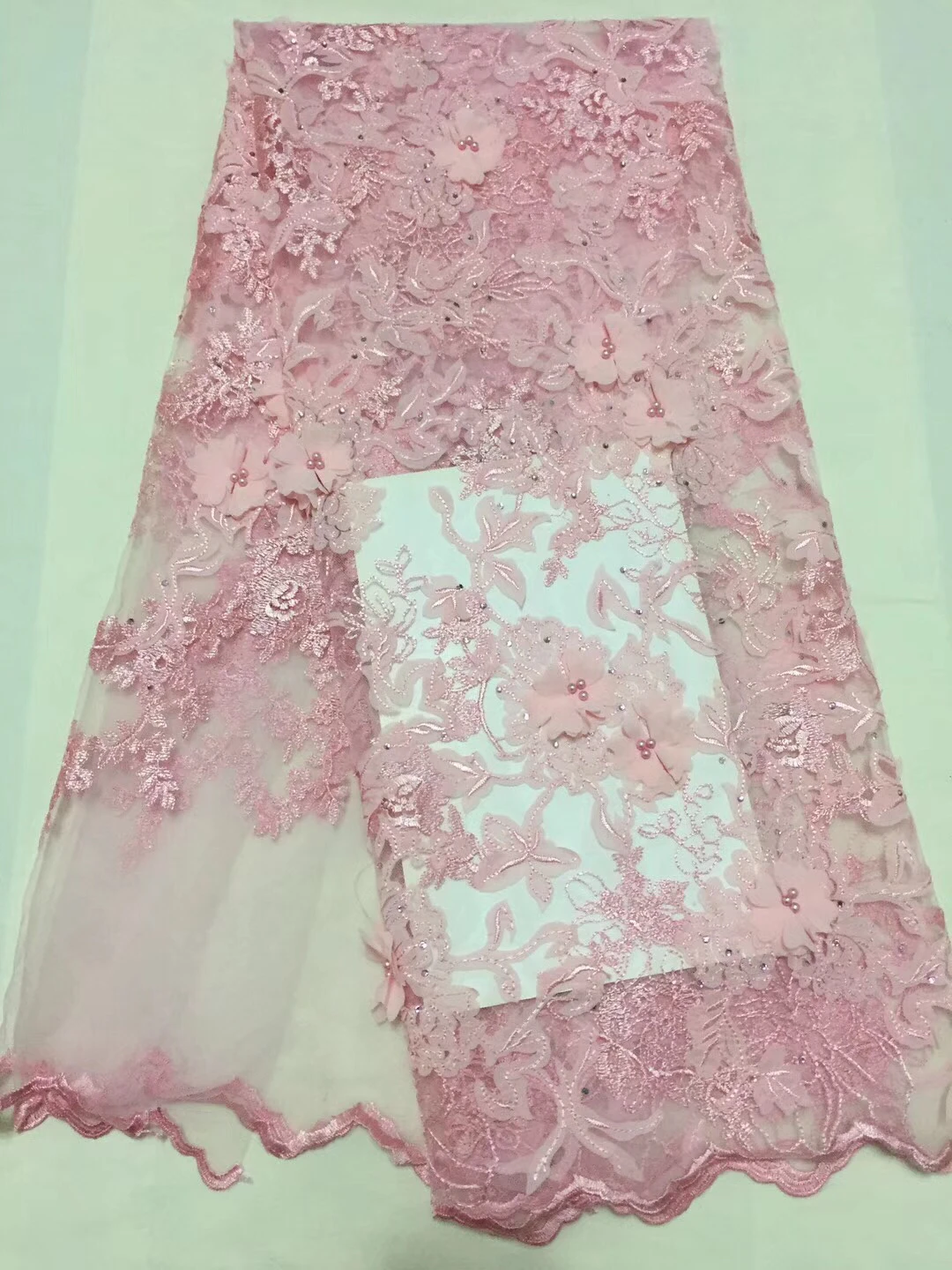 Flower 3D Applique African Net Lace Stones Beads Fabric 3D Embroidered french tulle lace fabrics for Women Bride Dress CD2303
Flower 3D Applique African Net Lace Stones Beads Fabric 3D Embroidered french tulle lace fabrics for Women Bride Dress CD2303