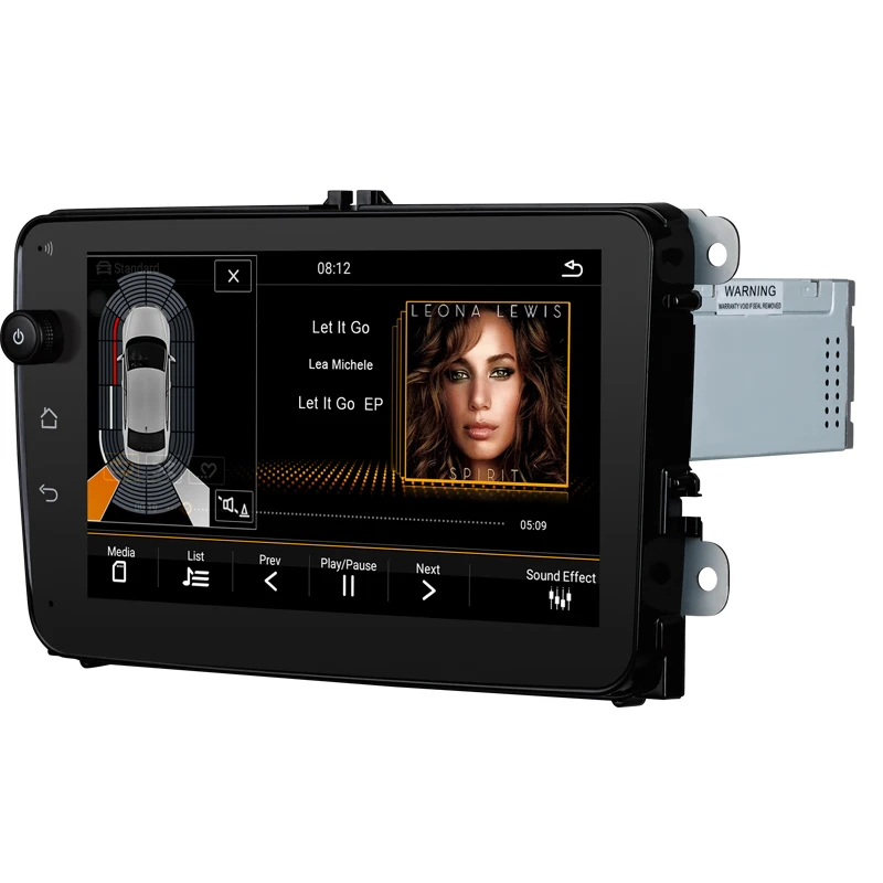 Автомобильный мультимедийный плеер DVD 8 дюймов с GPS для VW/Volkswagen/Golf/Polo/Tiguan/Passat/Jetta