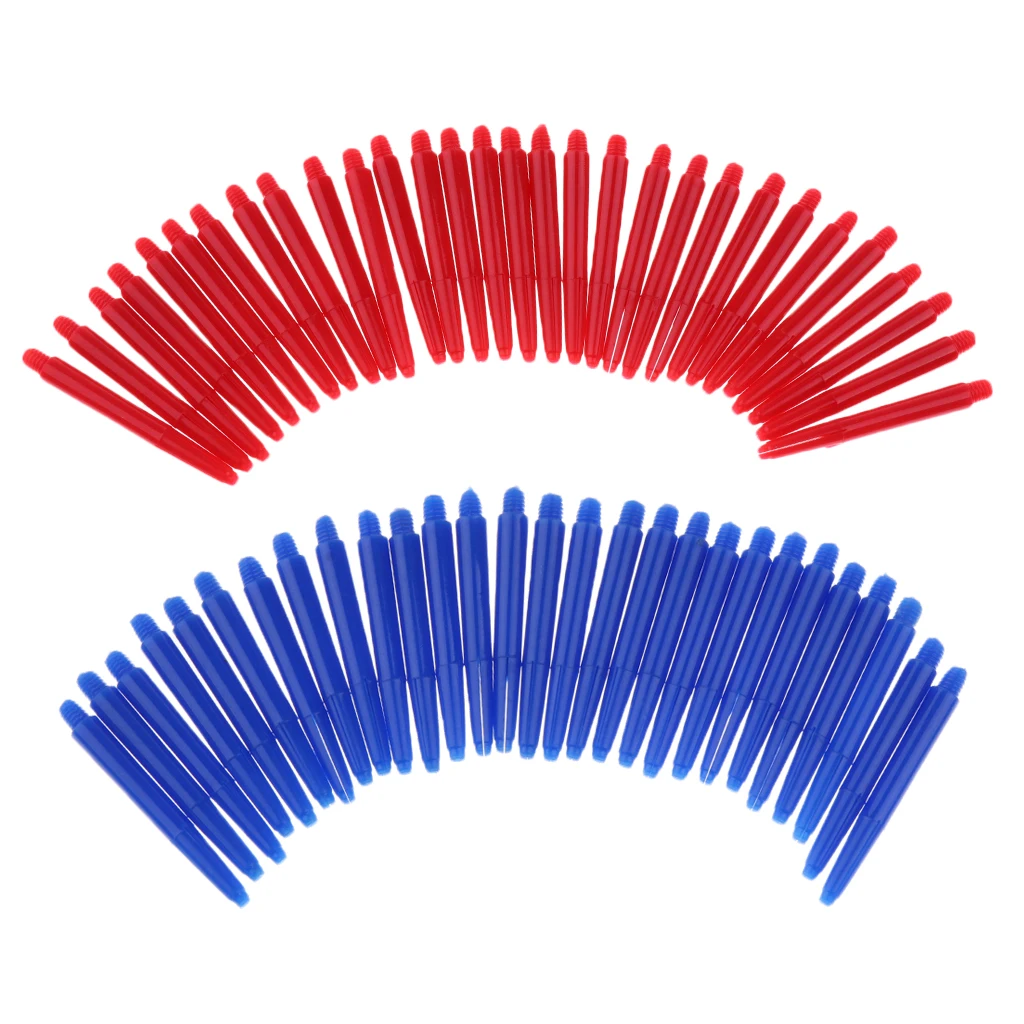 60Pcs of Nylon Dart Shafts Stems Medium 43mm 2BA Screw Thread Durable Dart Rod Dart Accessories Set Blue and Red
60Pcs of Nylon Dart Shafts Stems Medium 43mm 2BA Screw Thread Durable Dart Rod Dart Accessories Set Blue and Red