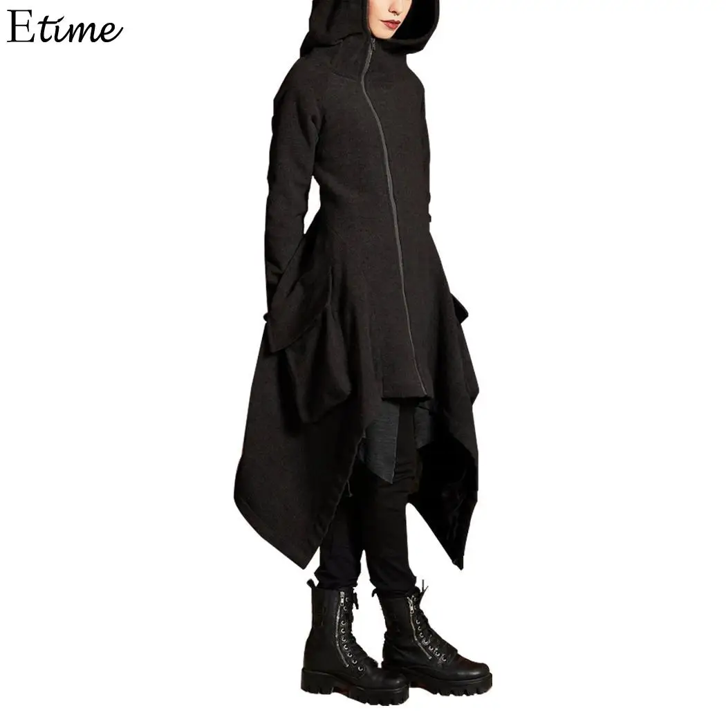 Long Sleeve Hem Casual Zip Gray Warm Knee Irregular Solid Length Thick Black Winter Fashion Hooded Coat Women
Long Sleeve Hem Casual Zip Gray Warm Knee Irregular Solid Length Thick Black Winter Fashion Hooded Coat Women