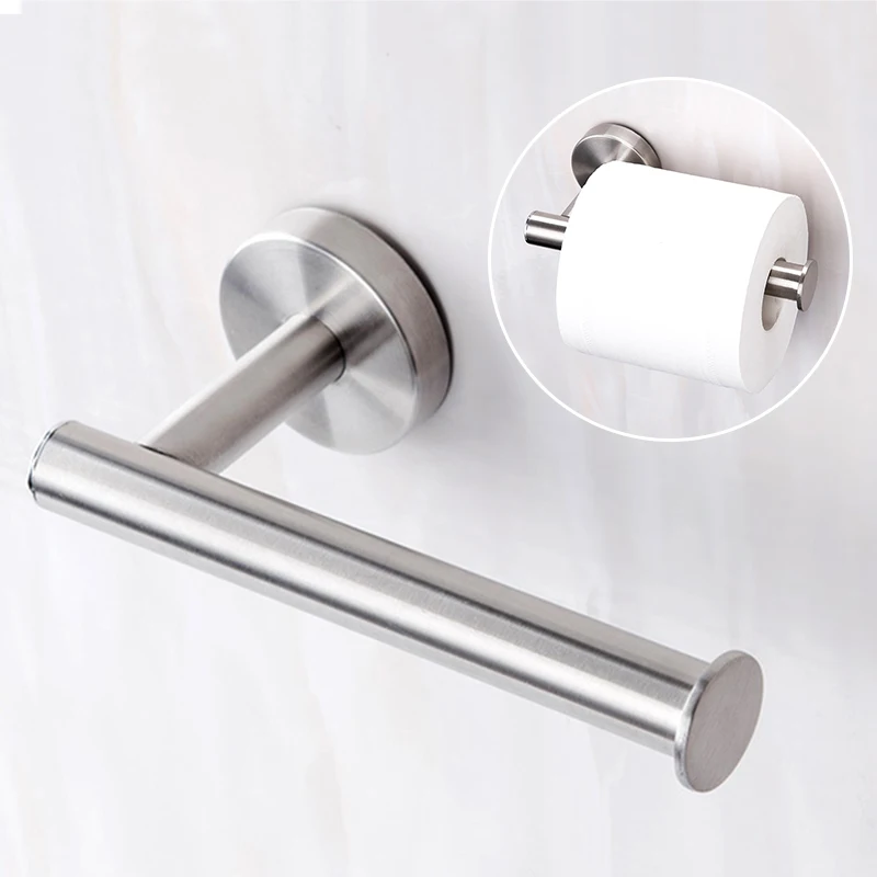 Stainless Steel Bathroom Toilet Roll Paper Holder Wall Mounted Paper Roll Hanger Bathroom Hardware
Stainless Steel Bathroom Toilet Roll Paper Holder Wall Mounted Paper Roll Hanger Bathroom Hardware