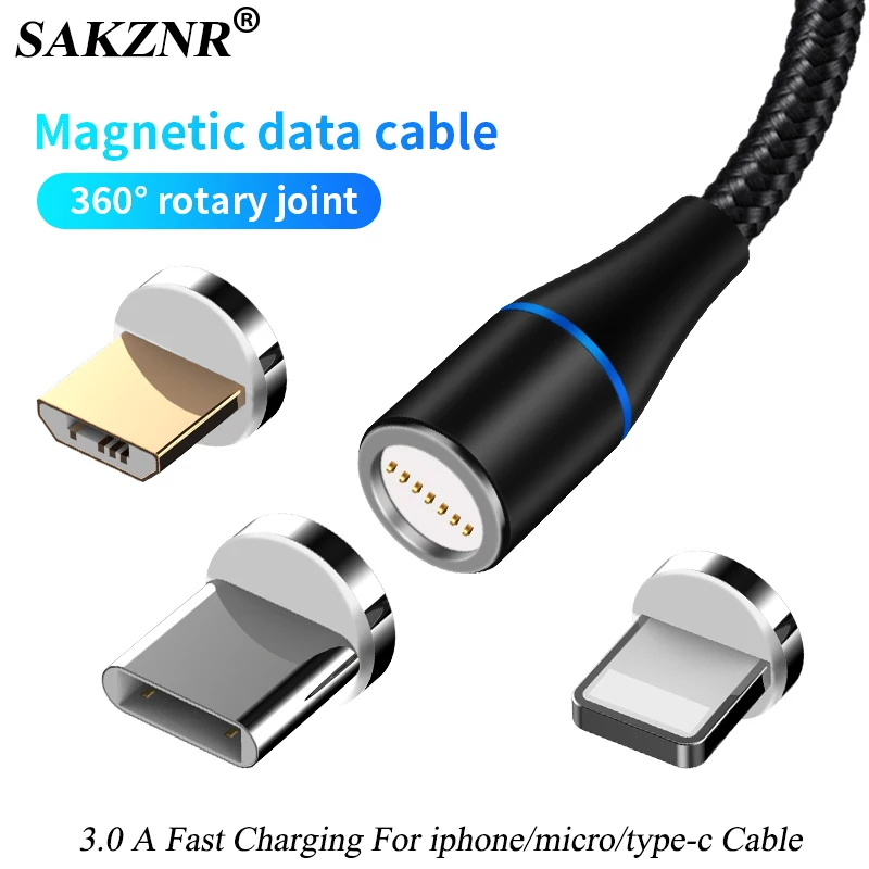 Magnetic Charger Micro USB Cable Fast Charging USB Type C Cables For Samsung S8 S9 Plus S7 Cable For iPhone Data Charger Cables
Magnetic Charger Micro USB Cable Fast Charging USB Type C Cables For Samsung S8 S9 Plus S7 Cable For iPhone Data Charger Cables