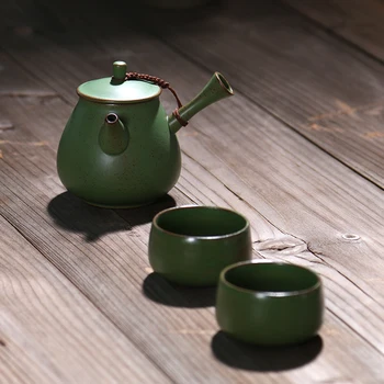 Chinese tea set one pot two cups kung fu set kiln matte white glaze gourd pot ceramic pot gift Japanese style teapot and cup
Chinese tea set one pot two cups kung fu set kiln matte white glaze gourd pot ceramic pot gift Japanese style teapot and cup