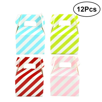 12pcs Gift Wrap Candies Gift Favors Boxes Striped Paper Biscuits Goodies Boxes Holders Containers for Birthday Parties Wedding
12pcs Gift Wrap Candies Gift Favors Boxes Striped Paper Biscuits Goodies Boxes Holders Containers for Birthday Parties Wedding