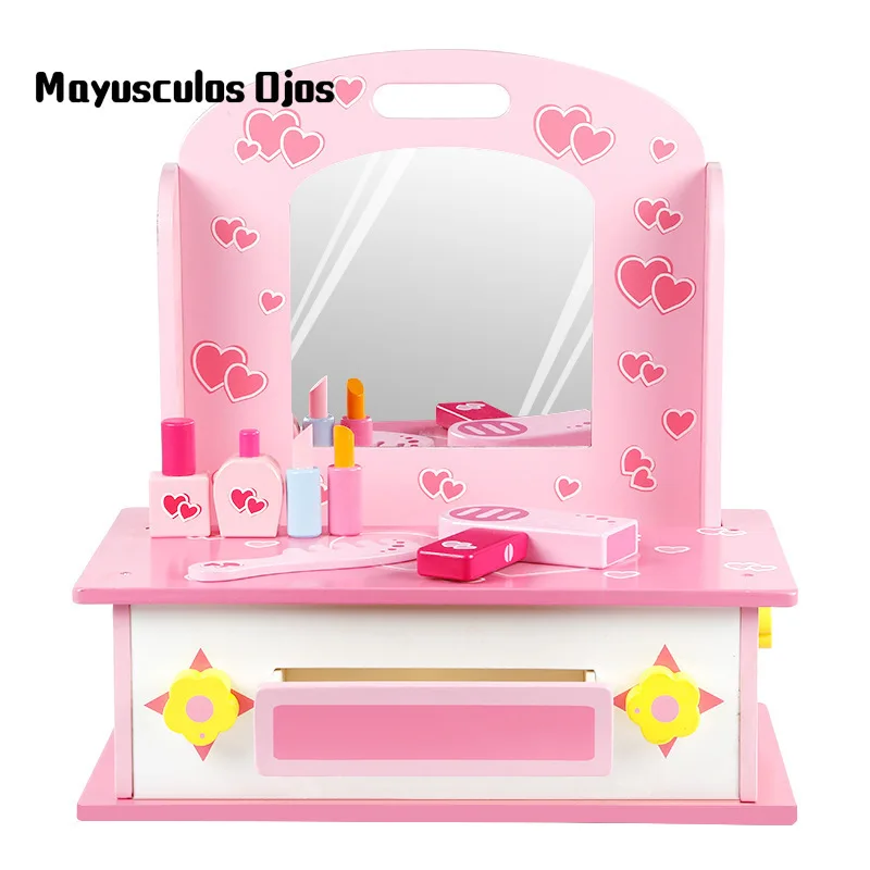 Children's Little Princess Educational Toys Girl Dressing Table Set Play House Wood Simulation Dressing Table Kitchen Two In One
Children's Little Princess Educational Toys Girl Dressing Table Set Play House Wood Simulation Dressing Table Kitchen Two In One