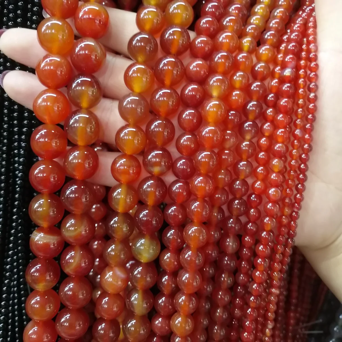 CAMDOE DANLEN AAA Natural Red Agat Gem Stone Carnelian Round Loose Beads 4-12MM Onyx Fit DIY Necklace Beads For Jewelry Making
CAMDOE DANLEN AAA Natural Red Agat Gem Stone Carnelian Round Loose Beads 4-12MM Onyx Fit DIY Necklace Beads For Jewelry Making