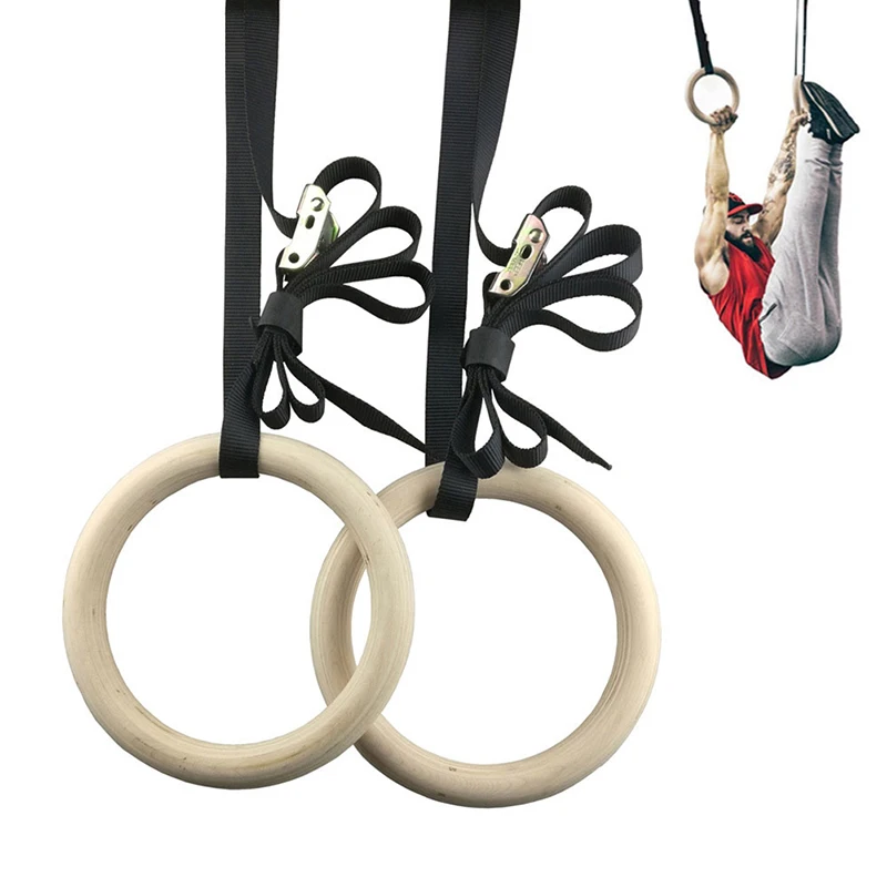 1Pair Wooden 28mm Birch Pull-Up Gymnastics Rings Exercise Fitness Gymnastic Rings Gym Exercise Crossfit Pull Ups Muscle Ups
1Pair Wooden 28mm Birch Pull-Up Gymnastics Rings Exercise Fitness Gymnastic Rings Gym Exercise Crossfit Pull Ups Muscle Ups