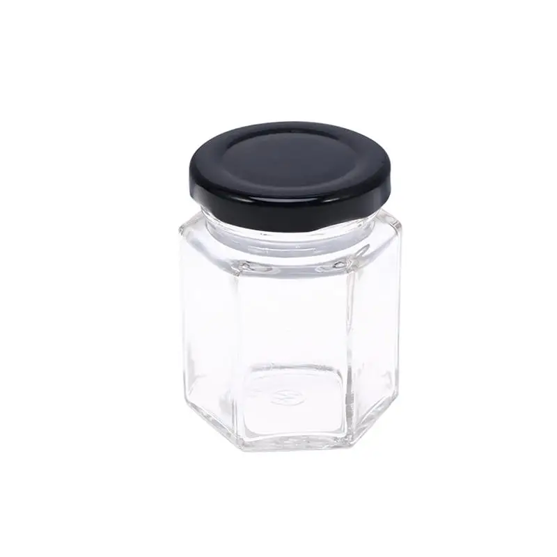 45ML Hexagon Transparent Glass Bottle 60g Honey Storage Bottle Empty Jar Nut Sugar Canister Tank for Home Kitchen
45ML Hexagon Transparent Glass Bottle 60g Honey Storage Bottle Empty Jar Nut Sugar Canister Tank for Home Kitchen