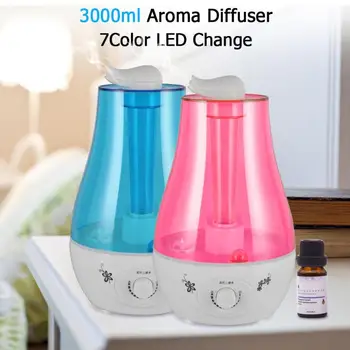 3L 2-way Ultrasonic Air Humidifier Aroma Air Purifier with Lamp Essential Oil Diffuser Mist Maker for Home Office
3L 2-way Ultrasonic Air Humidifier Aroma Air Purifier with Lamp Essential Oil Diffuser Mist Maker for Home Office