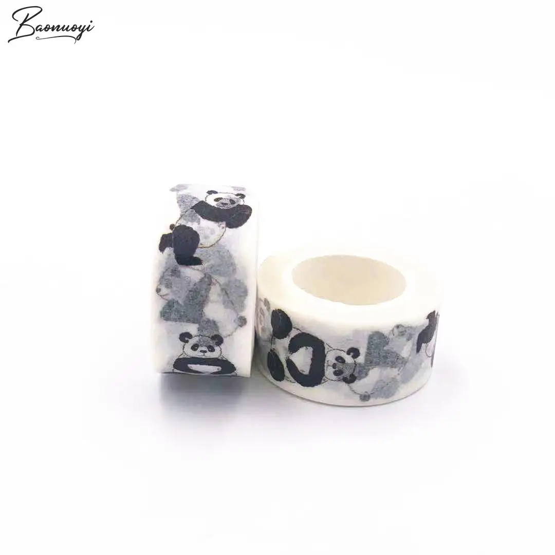 Panda Washi Tape for DIY Gift Wrapping Scrapbooking And Craft Sticky Adhesive Paper Masking Tape With Lovely Printing Sticker
Panda Washi Tape for DIY Gift Wrapping Scrapbooking And Craft Sticky Adhesive Paper Masking Tape With Lovely Printing Sticker