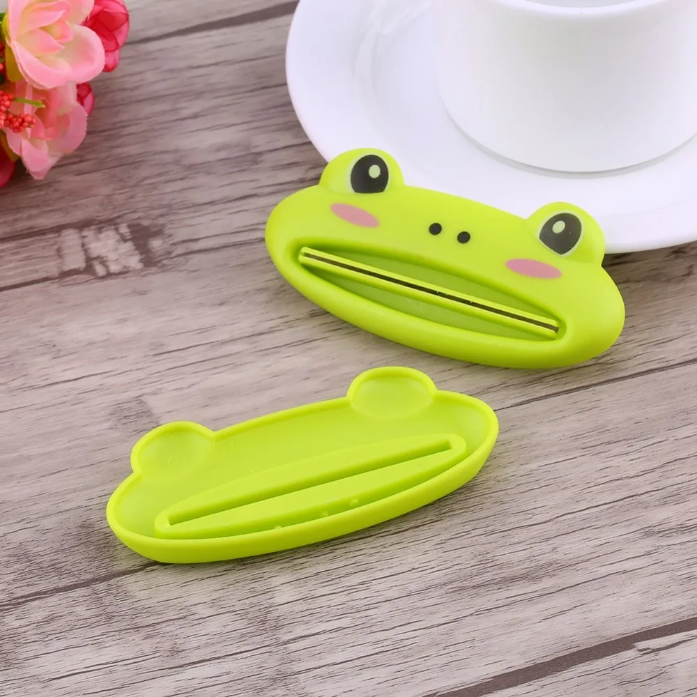 2Pcs Toothpaste Tube Squeezer Cartoon Frog Design Easy Squeeze Paste Dispenser Roll Holder Bathroom Tube Cream squeezer Hot Sale
2Pcs Toothpaste Tube Squeezer Cartoon Frog Design Easy Squeeze Paste Dispenser Roll Holder Bathroom Tube Cream squeezer Hot Sale