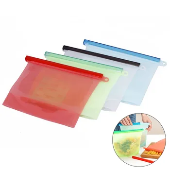 4PCS Reusable Silicone Food Preservation Bag Seal Storage Container Bag Kitchen Cooking Utensil (White, Red, Green, Blue)
4PCS Reusable Silicone Food Preservation Bag Seal Storage Container Bag Kitchen Cooking Utensil (White, Red, Green, Blue)