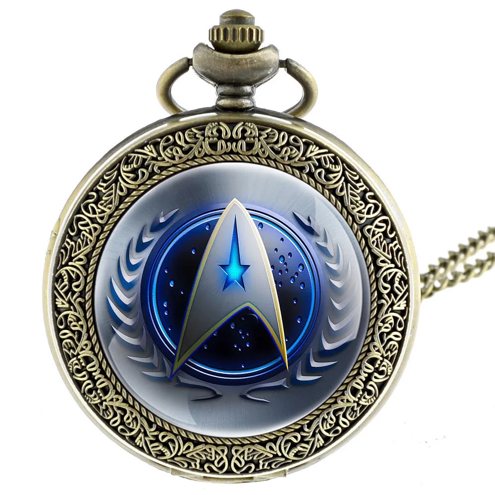 IBEINA Antique Silver Star Trek Quartz Pocket Watch Theme Full Hunter Quartz Engraved Fob Retro Pendant Pocket Watch Chain Gift
IBEINA Antique Silver Star Trek Quartz Pocket Watch Theme Full Hunter Quartz Engraved Fob Retro Pendant Pocket Watch Chain Gift