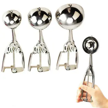 Creative 3Pcs Stainless Steel Ice Cream Scoop Spoon Melon Baller Small Middle Large
Creative 3Pcs Stainless Steel Ice Cream Scoop Spoon Melon Baller Small Middle Large