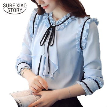2017 new fashion chiffon autumn OL style women shirts long sleeve blouses chiffon shirt women clothing casual bouses D80 30
2017 new fashion chiffon autumn OL style women shirts long sleeve blouses chiffon shirt women clothing casual bouses D80 30