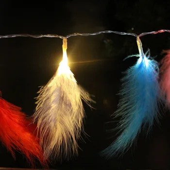 1.2M 10LED Feather String Lights DIY Party Christmas Tree Decorative Lamps Night Light Indoor Lighting Fixture Battery Powered
1.2M 10LED Feather String Lights DIY Party Christmas Tree Decorative Lamps Night Light Indoor Lighting Fixture Battery Powered
