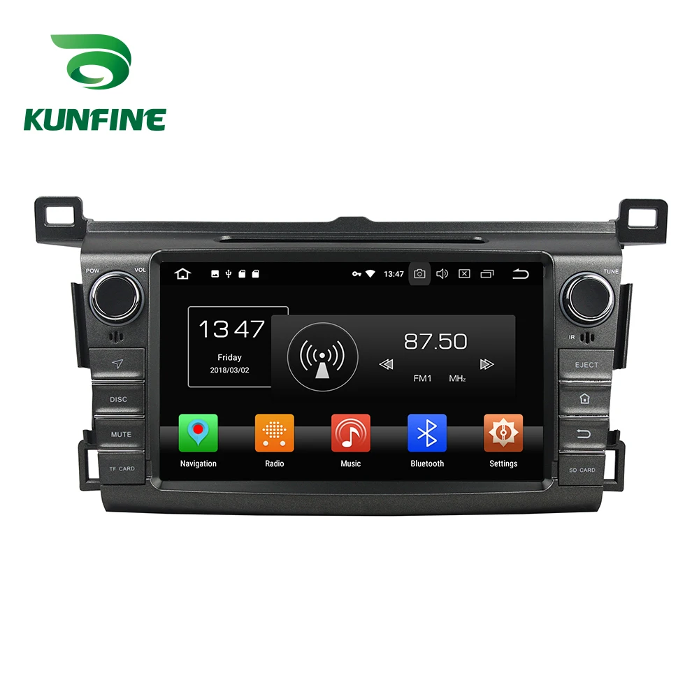 KUNFINE Quad Core 2GB RAM Android 8.1 Car DVD GPS Navigation Multimedia Player Car Stereo For Toyota RAV4 2013-2017 Radio
KUNFINE Quad Core 2GB RAM Android 8.1 Car DVD GPS Navigation Multimedia Player Car Stereo For Toyota RAV4 2013-2017 Radio